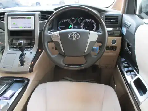 カタログ画像：アルファードハイブリッド （ALPHARD HYBRID） ハイブリッドＧ 2014年4月 DAA-ATH20W 2400cc ゴールドパールクリスタルシャイン 燃費17.0km / l 内装