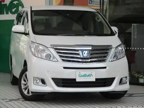 カタログ画像：アルファードハイブリッド （ALPHARD HYBRID） ハイブリッドＧ 2011年11月 DAA-ATH20W 2400cc ゴールドパールクリスタルシャイン 燃費17.0km / l メイン