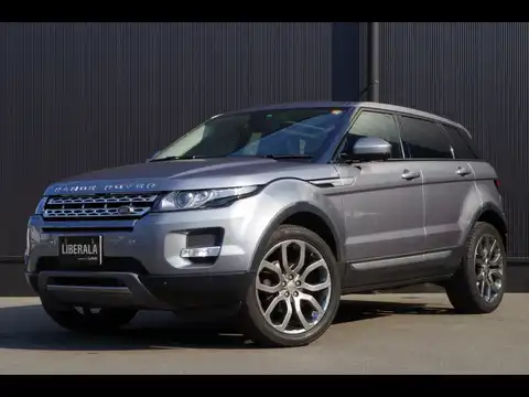 カタログ画像：レンジローバーイヴォーク （RANGE ROVER EVOQUE） プレステージ 2014年8月 CBA-LV2A 2000cc インダス・シルバー 燃費10.6km / l 外装