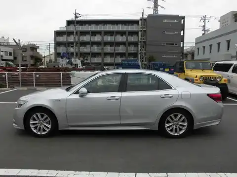 カタログ画像：クラウンハイブリッド （CROWN HYBRID） アスリート Ｆｏｕｒ 2014年7月 DAA-AWS211 2500cc シルバーメタリック 燃費21.0km / l 外装