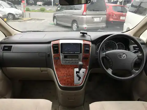 カタログ画像：アルファードＶ （ALPHARD V） ＭＸ 2004年4月 TA-MNH10W 3000cc ホワイトパールマイカ 燃費8.9km / l 内装