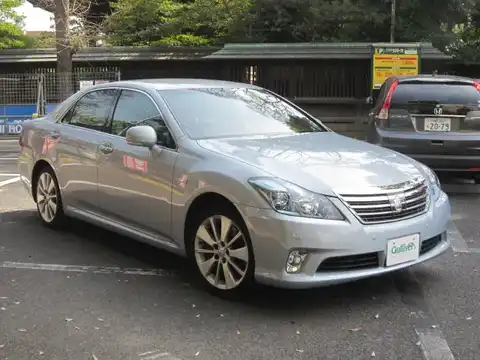 カタログ画像：クラウンハイブリッド （CROWN HYBRID） ハイブリッド Ｇパッケージ 2010年2月 DAA-GWS204 3500cc ライトブルーマイカメタリック 燃費14.0km / l メイン（その他）