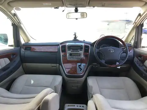 カタログ画像：アルファードＶ （ALPHARD V） ＡＸ Ｌエディション 2004年4月 CBA-ANH15W 2400cc ホワイトパールマイカ 燃費9.4km / l 内装