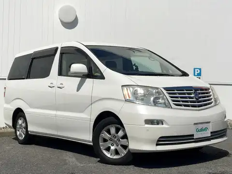 カタログ画像：アルファードＶ （ALPHARD V） ＡＸ Ｌエディション 2002年5月 UA-ANH10W 2400cc ホワイトパールマイカ 燃費9.7km / l メイン（その他）