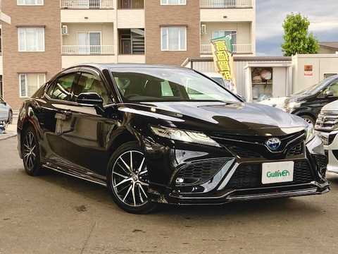 カタログ画像：カムリ （CAMRY） Ｇレザーパッケージ 2022年8月 6AA-AXVH75 2500cc アティチュードブラックマイカ 燃費21.6km / l メイン