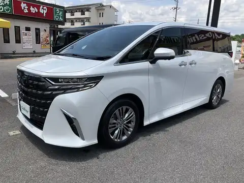 カタログ画像：アルファード （ALPHARD） Ｚ 2023年6月 3BA-AGH40W 2500cc プラチナホワイトパールマイカ 燃費10.6km / l 外装