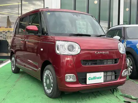 カタログ画像：ムーヴキャンバス （MOVE CANBUS） セオリーＧ 2022年7月 5BA-LA850S 660cc ファイアークォーツレッドメタリック 燃費22.9km / l メイン（その他）