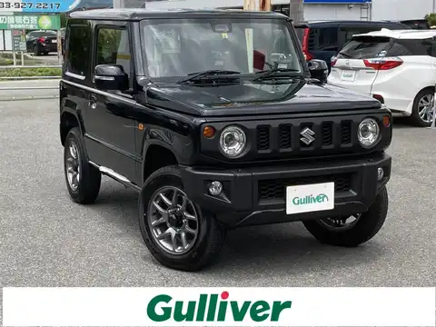 カタログ画像：ジムニー （JIMNY） ＸＧ スズキセーフティサポート装着車 2021年10月 3BA-JB64W 660cc ブルーイッシュブラックパール3 燃費14.3km / l メイン（その他）