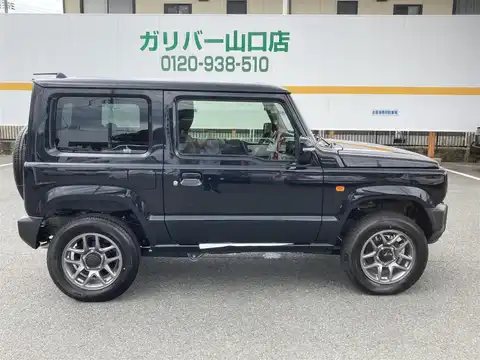 カタログ画像：ジムニー （JIMNY） ＸＧ スズキセーフティサポート装着車 2021年10月 3BA-JB64W 660cc ブルーイッシュブラックパール3 燃費14.3km / l 外装