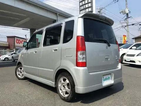 カタログ画像：ワゴンＲ （WAGON R） ＦＸ－Ｓリミテッド 2004年12月 DBA-MH21S 660cc シルキーシルバーメタリック 燃費18.4km / l バック