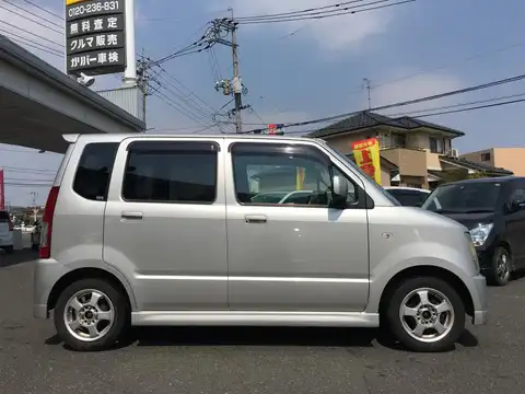 カタログ画像：ワゴンＲ （WAGON R） ＦＸ－Ｓリミテッド 2004年12月 DBA-MH21S 660cc シルキーシルバーメタリック 燃費18.4km / l 外装