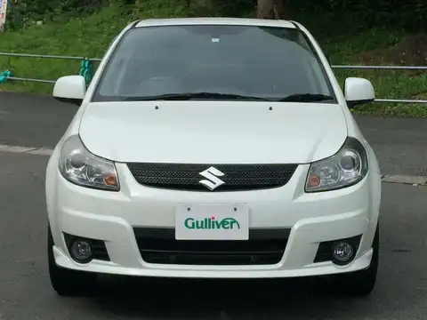 カタログ画像：ＳＸ４ （SX4） １．５Ｅ 2006年7月 DBA-YA11S 1500cc パールホワイト 燃費16.4km / l フロント