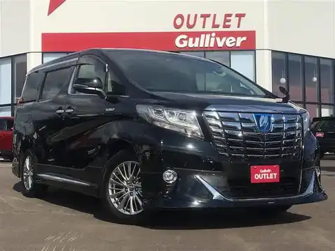 カタログ画像：アルファードハイブリッド （ALPHARD HYBRID） ハイブリッドＧ Ｆパッケージ 2015年1月 DAA-AYH30W 2500cc ブラック 燃費18.4km / l メイン（その他）