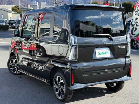 カタログ画像：タント （TANTO） カスタムＸ ｅｃｏ ＩＤＬＥ非装着車 2024年10月 5BA-LA660S 660cc ブラックマイカメタリック 燃費19.6km / l バック