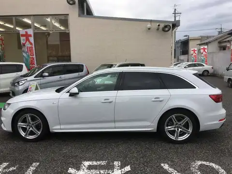 カタログ画像：Ａ４アバント （A4 AVANT） ２．０ＴＦＳＩ 2017年7月 DBA-8WCVK 2000cc アイビスホワイト 燃費16.6km / l 外装