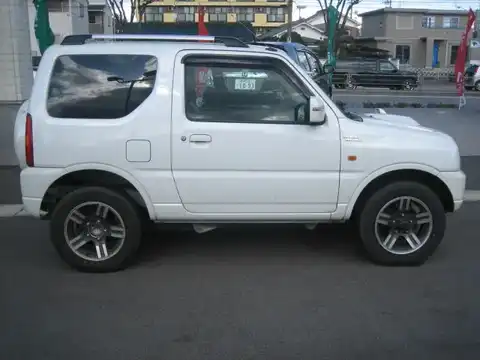 カタログ画像：ジムニー （JIMNY） ワイルドウインド 2008年11月 ABA-JB23W 660cc パールホワイト 燃費14.8km / l 外装