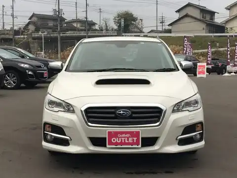 カタログ画像：レヴォーグ （LEVORG） １．６ＧＴアイサイト 2019年10月 DBA-VM4 1600cc クリスタルホワイト・パール 燃費16.0km / l フロント