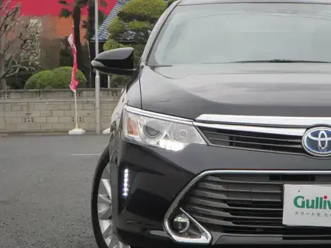 カタログ画像：カムリ （CAMRY） ハイブリッド Ｇパッケージ 2015年5月 DAA-AVV50 2500cc アティチュードブラックマイカ 燃費23.4km / l 外装