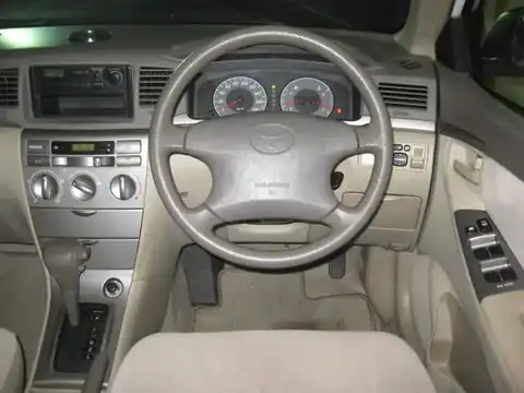 カタログ画像：カローラ （COROLLA） Ｘ Ｌパッケージ・ナビエディション 2004年4月 CBA-NZE121 1500cc スーパーホワイトII 燃費18.0km / l 内装