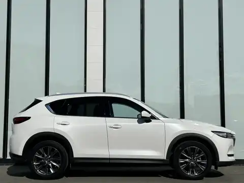 カタログ画像：ＣＸ－５ （CX-5） ２５Ｔ １００周年特別記念車 2020年12月 5BA-KF5P 2500cc スノーフレイクホワイトパールマイカ 燃費12.6km / l 外装