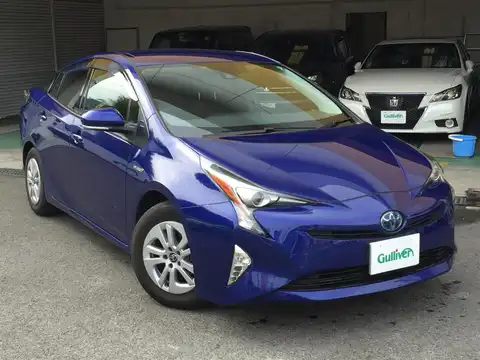 カタログ画像：プリウス （PRIUS） Ｓ 2015年12月 DAA-ZVW50 1800cc ダークブルーマイカメタリック 燃費37.2km / l メイン（その他）