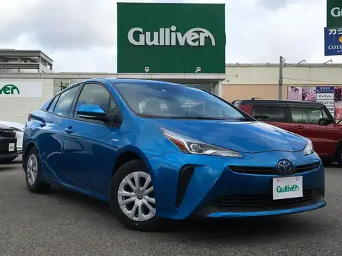 カタログ画像：プリウス （PRIUS） Ｓツーリングセレクション 2018年12月 DAA-ZVW55 1800cc ブルーメタリック 燃費34.0km / l メイン（その他）