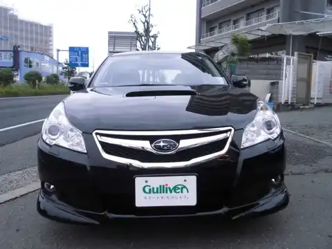 カタログ画像：レガシィツーリングワゴン （LEGACY TOURING WAGON） ２．５ＧＴアイサイト 2011年6月 DBA-BR9 2500cc クリスタルブラック・シリカ 燃費11.2km / l フロント