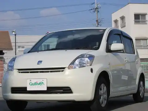 カタログ画像：パッソ （PASSO） Ｇ 2005年12月 DBA-QNC10 1300cc パールホワイトI 燃費18.0km / l フロント