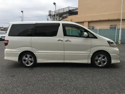 カタログ画像：アルファードＶ （ALPHARD V） ＡＳ プラチナセレクション 2006年8月 DBA-ANH15W 2400cc ホワイトパールマイカ 燃費9.4km / l 外装