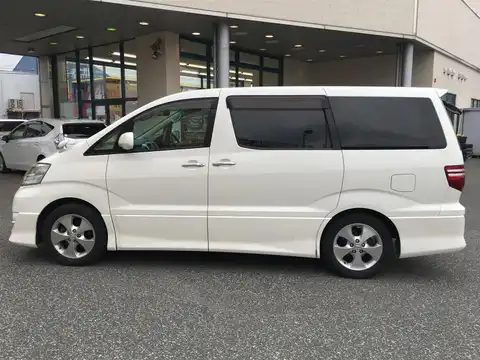 カタログ画像：アルファードＶ （ALPHARD V） ＡＳ プラチナセレクション 2006年8月 DBA-ANH10W 2400cc ホワイトパールマイカ 燃費9.7km / l 外装