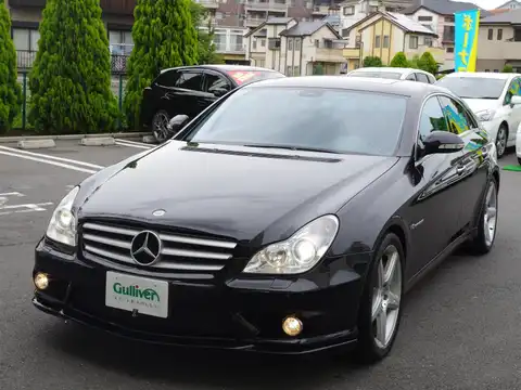 カタログ画像：ＣＬＳクラス （CLS-CLASS） ＣＬＳ５５ ＡＭＧ 2005年2月 CBA-219376 5500cc エメラルドブラック（Ｍ）orオブシディアンブラック（Ｍ） 燃費6.4km / l メイン（その他）