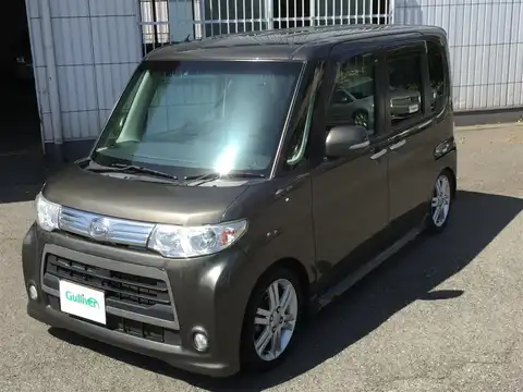 カタログ画像：タント （TANTO） カスタムＲＳ 2010年9月 CBA-L375S 660cc ブロンズオリーブパールメタリック 燃費18.2km / l 外装