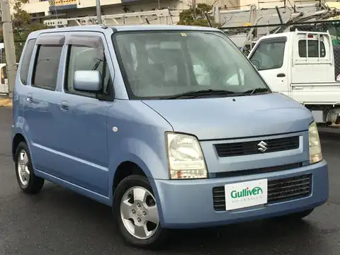 カタログ画像：ワゴンＲ （WAGON R） ＦＸ 2004年12月 CBA-MH21S 660cc レイクブルーメタリック 燃費19.8km / l メイン（その他）