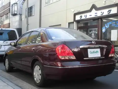 カタログ画像：ブルーバードシルフィ （BLUEBIRD SYLPHY） １５ｉ－Ｇ 2003年2月 UA-FG10 1500cc ボルドーレッド（Ｐ） 燃費16.0km / l バック