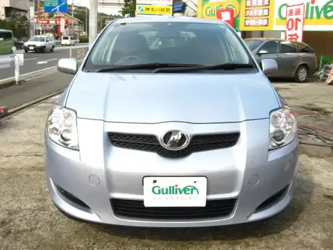 カタログ画像：オーリス （AURIS） １８０Ｇ 2006年10月 DBA-ZRE154H 1800cc ライトブルーマイカメタリック 燃費14.4km / l フロント