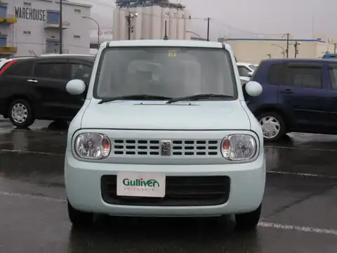 カタログ画像：アルトラパン （ALTO LAPIN） Ｇ 2009年10月 DBA-HE22S 660cc アロマティックアクアメタリック 燃費22.6km / l フロント