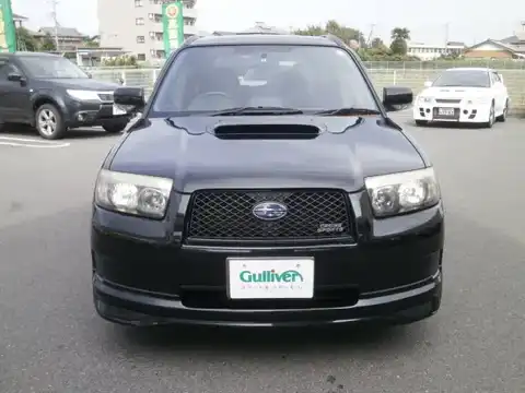 カタログ画像：フォレスター （FORESTER） クロススポーツＳエディション 2006年2月 TA-SG5 2000cc オブシディアンブラック・パール 燃費12.2km / l フロント