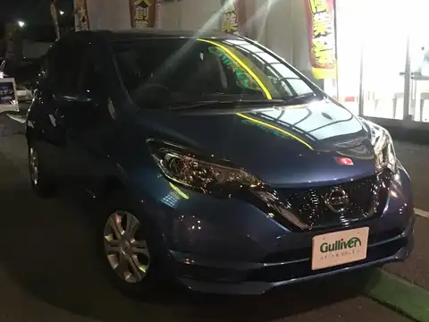 カタログ画像：ノート （NOTE） ｅ－パワー Ｘ 2017年9月 DAA-HE12 1200cc シャイニングブルー（PM） 燃費34.0km / l メイン（その他）