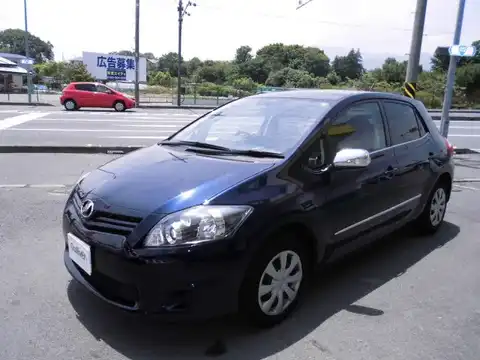 カタログ画像：オーリス （AURIS） １５０Ｘ Ｍプラチナセレクション 2011年10月 DBA-NZE151H 1500cc ダークブルーマイカ 燃費20.0km / l フロント