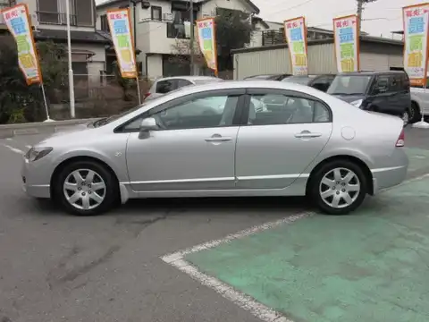 カタログ画像：シビック （CIVIC） １．８Ｇ 2008年9月 DBA-FD1 1800cc アラバスターシルバー・メタリック 燃費17.0km / l 外装