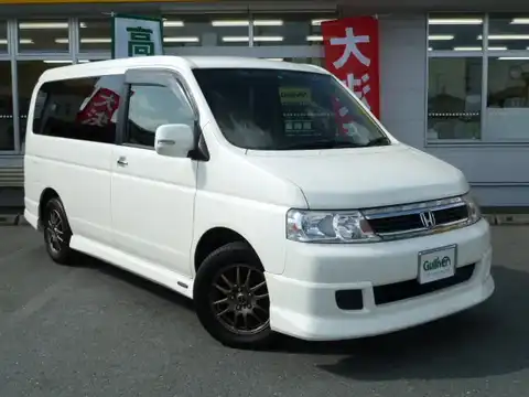 カタログ画像：ステップワゴン （STEPWAGON） ハッピーエディション＋ナビ 2004年11月 CBA-RF3 2000cc プレミアムホワイト・パール 燃費12.0km / l メイン