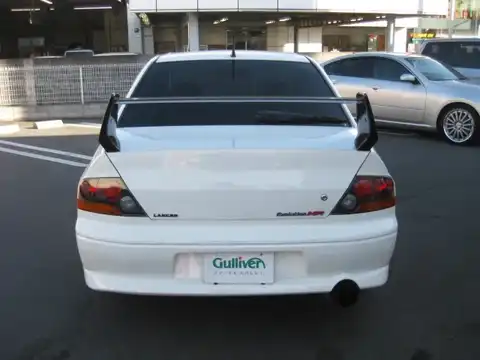 カタログ画像：ランサー （LANCER） ＲＳエボリューションⅧ ＭＲ 2004年4月 GH-CT9A 2000cc ホワイトソリッド バック