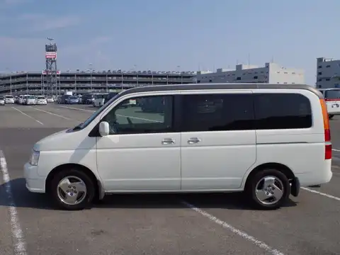 カタログ画像：ステップワゴン （STEPWAGON） デラクシーＮ 2003年2月 LA-RF4 2000cc プレミアムホワイト・パール 燃費11.8km / l 外装