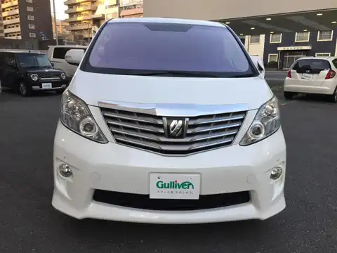 カタログ画像：アルファード （ALPHARD） ２４０Ｓ 2008年5月 DBA-ANH20W 2400cc ホワイトパールクリスタルシャイン 燃費11.6km / l フロント