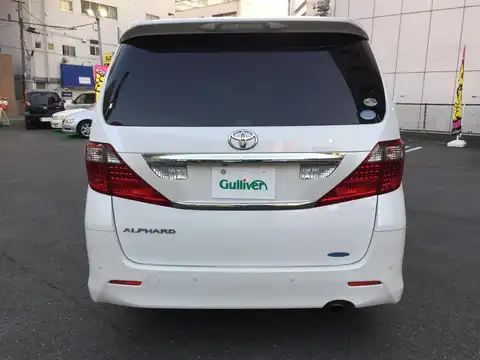 カタログ画像：アルファード （ALPHARD） ２４０Ｓ 2008年5月 DBA-ANH20W 2400cc ホワイトパールクリスタルシャイン 燃費11.6km / l バック