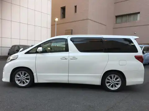 カタログ画像：アルファード （ALPHARD） ２４０Ｓ 2008年5月 DBA-ANH20W 2400cc ホワイトパールクリスタルシャイン 燃費11.6km / l 外装