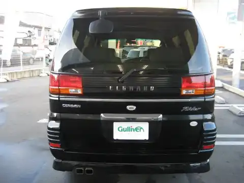 カタログ画像：エルグランド （ELGRAND） ライダー 2000年8月 GH-APWE50 3500cc ブラック 燃費7.0km / l バック