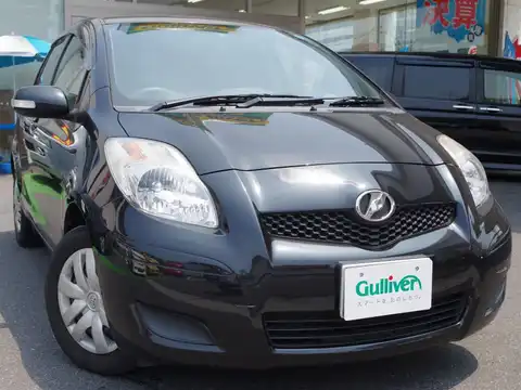 カタログ画像：ヴィッツ （VITZ） ＦリミテッドⅡ 2009年8月 DBA-SCP90 1300cc ブラックマイカ 燃費20.0km / l メイン（その他）