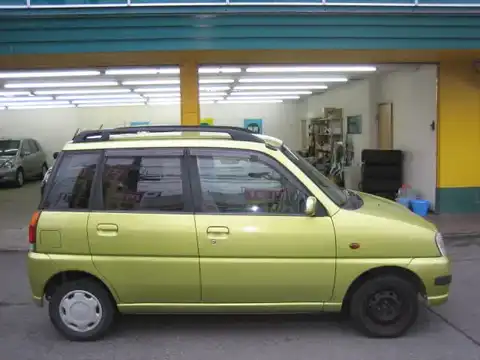 カタログ画像：プレオ （PLEO） Ｌ 1998年10月 GF-RA2 660cc ハンターグリーン・マイカ 燃費17.6km / l 外装