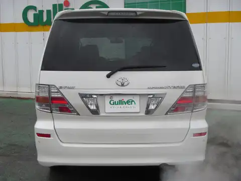 カタログ画像：アルファードハイブリッド （ALPHARD HYBRID） Ｇエディション 2004年4月 CAA-ATH10W 2400cc ホワイトパールマイカ 燃費17.2km / l バック